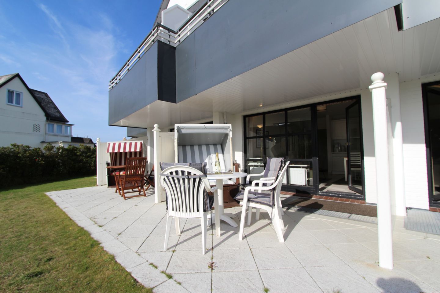 Atlantik  - Strandstr. 17, App. 17 Wenningstedt - Terrasse