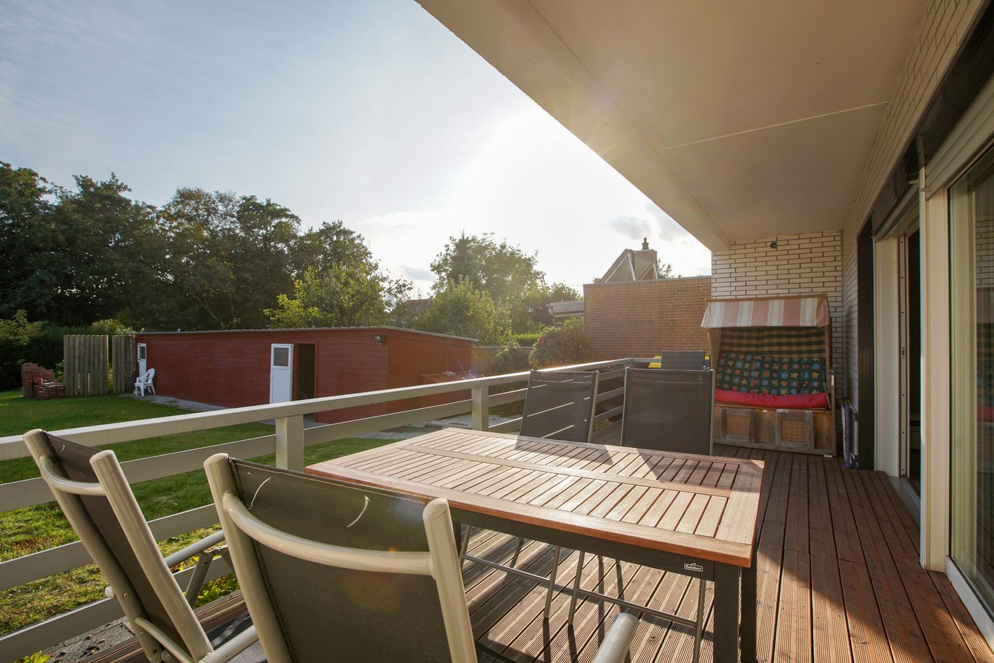 Haus Spökenkieker Loppersum Kiebitzdelle Dünen - Terrasse Balkon