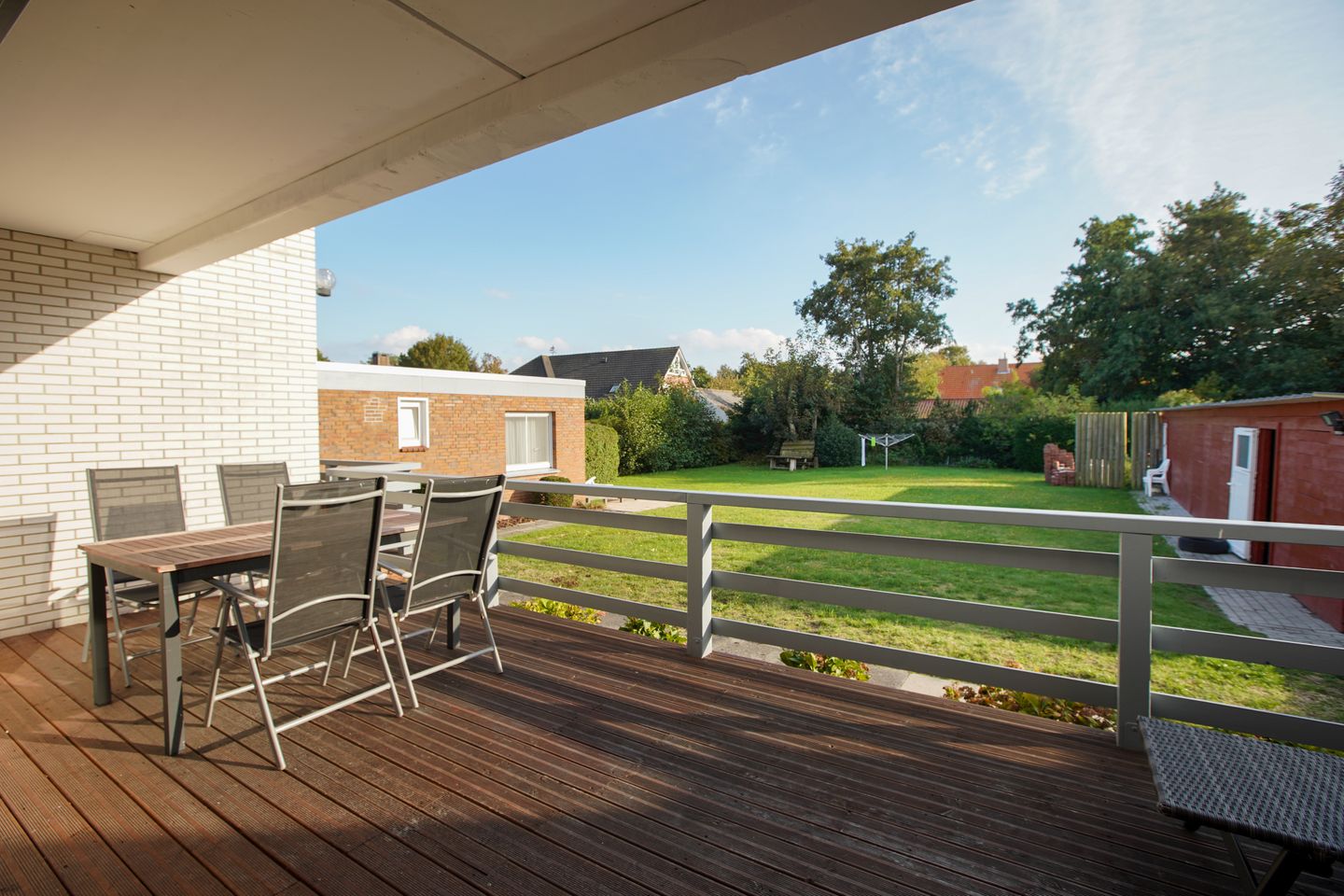 Haus Spökenkieker Loppersum Kiebitzdelle Dünen - Gartenblick