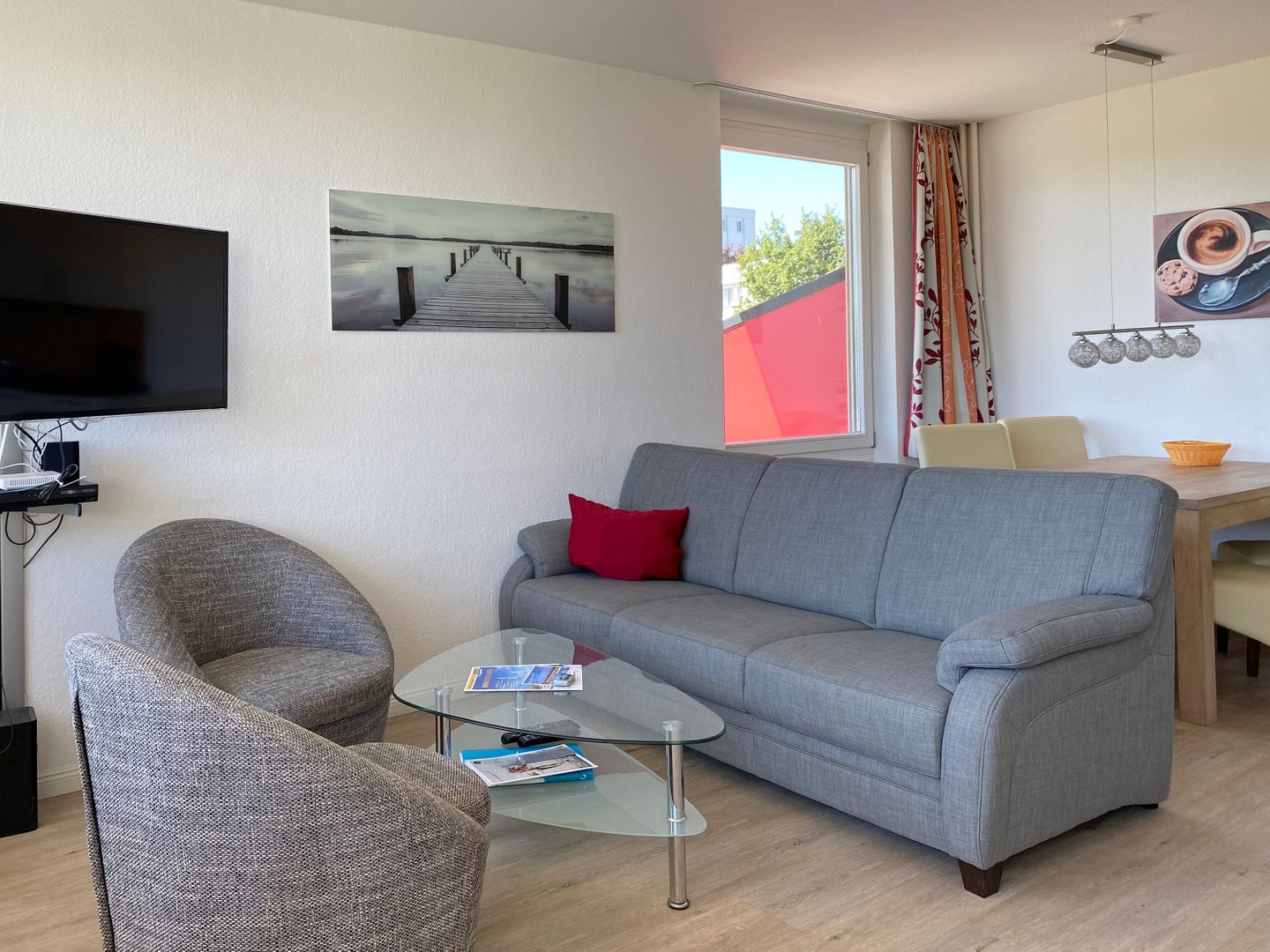 Kaiserhof Apartment 111, Typ F  - Wohnzimmer