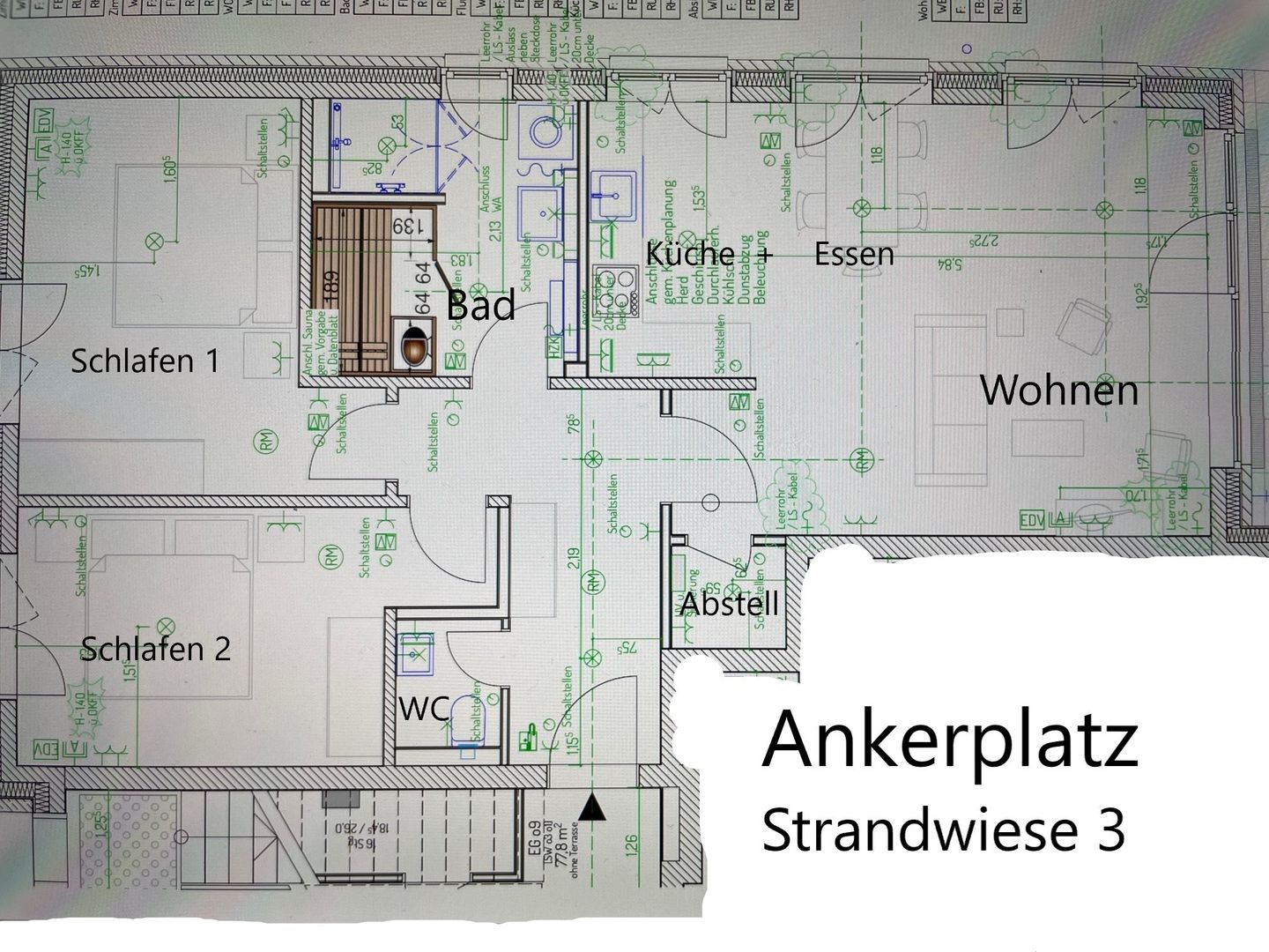 Strandwiese - Ankerplatz Dahme - Grundriss