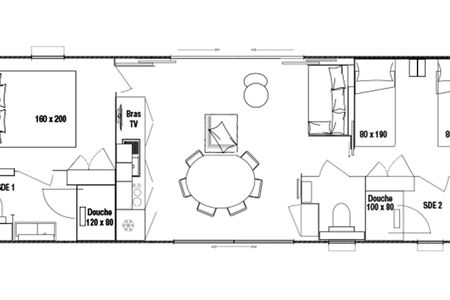 Gronenberger Mühle Haus 31 Scharbeutz - Grundriss