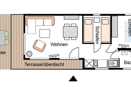 Gronenberger Mühle Haus 6 Scharbeutz - Grundriss