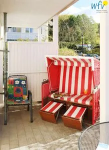 Terrasse Wohnpark Stadt Hamburg Ferienwohnung 8