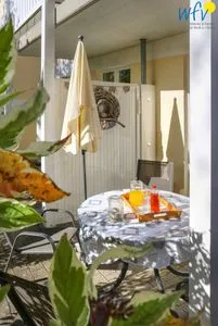 Terrasse Wohnpark Stadt Hamburg Ferienwohnung 35