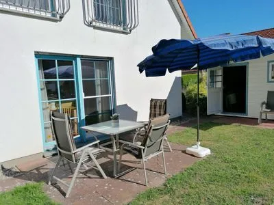 Terrasse Ferienpark Freesenbruch Doppelhaushälfte 11 - Windflüchter