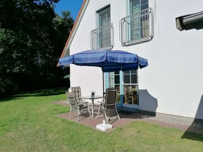 Terrasse Ferienpark Freesenbruch Doppelhaushälfte 11 - Windflüchter