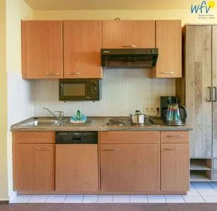 Küche / Küchenzeile Ferienappartements Am Neuensiener See Ferienwohnung 23