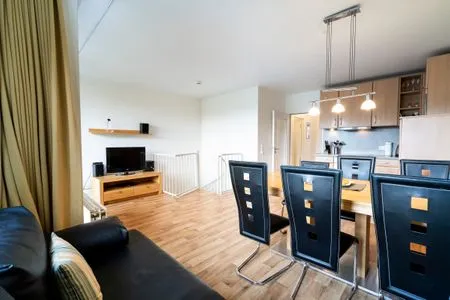 Wohnzimmer Wohnpark am Mühlenteich Ferienwohnung Nr. 27a