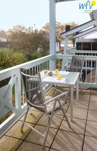 Balkon Ferienpark Seedorf Fischerhaus - Ferienwohnung 12