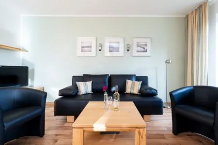 Wohnzimmer Wohnpark am Mühlenteich Ferienwohnung Nr. 33