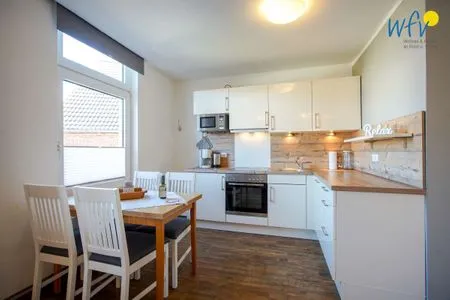 Küche / Küchenzeile Villa van Harten Ferienwohnung Stüürmann