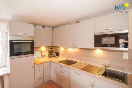 Küche / Küchenzeile Haus Regenbogen Ferienwohnung Meermaid