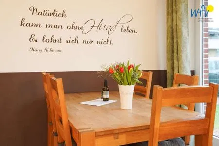 Essbereich Ferienhaus Seehundje Ferienwohnung 21