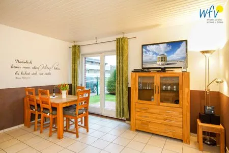 Essbereich Ferienhaus Seehundje Ferienwohnung 21