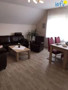 Wohnzimmer Ferienhaus Kiebitzdüne Ferienwohnung Auster