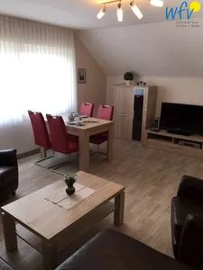 Wohnzimmer Ferienhaus Kiebitzdüne Ferienwohnung Auster