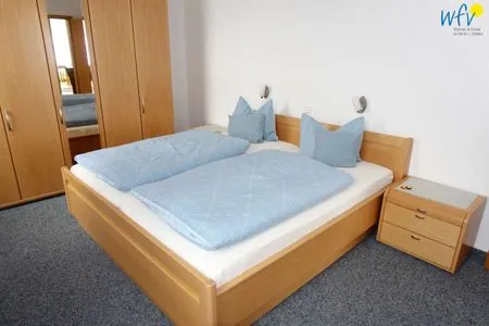 Schlafzimmer Stine's Hus Ferienwohnung 2