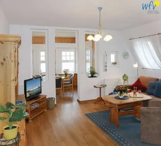 Wohnzimmer Weisses Rössl Ferienwohnung Wellenreiter