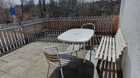 Terrasse Ferienwohnung "Amperschlucht"