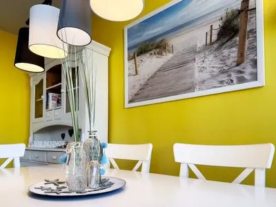 Dekoratives Detail Haus Nordenlicht Ferienwohnung „Willkommen bei den Hartmanns"