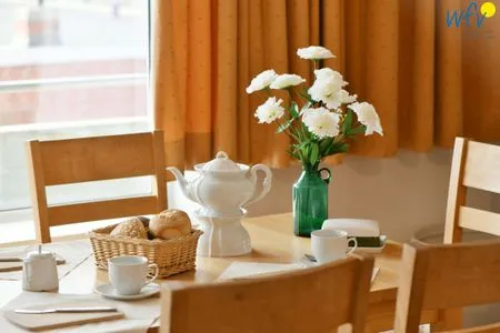 Wohnzimmer Haus am alten Leuchtturm Ferienwohnung 8