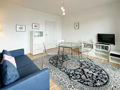 Wohnzimmer der Ferienwohnung Buchholtz in Wittdün auf Amrum Haus Nordenlicht Ferienwohnung „Dr. Buchholtz"