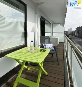 Balkon Haus Meeresluft Ferienwohnung 18
