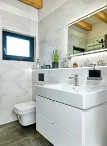 Badezimmer Haus Muschelperle