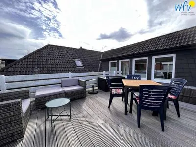 Balkon Villa Düna Ferienwohnung 3