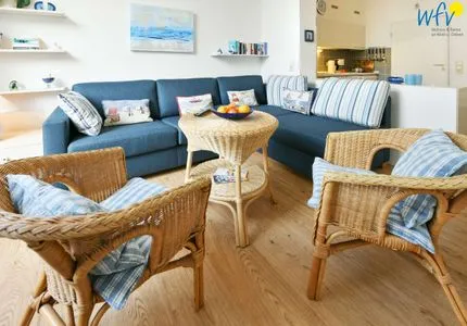 Wohnzimmer Residenz am Rosengarten Ferienwohnung 15