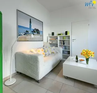 Wohnzimmer Dünenschlösschen Ferienwohnung 45