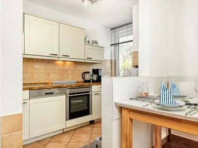 Küche / Küchenzeile Landhaus Residenz Ostsee Silbermöwe