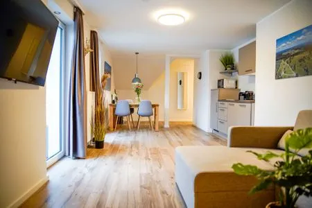 Wohnzimmer Smart Resorts Haus Opal Ferienwohnung 406