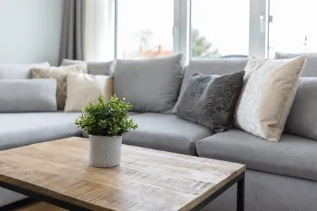 Wohnzimmer Sturmfrei Ferienwohnung "Galerie 1"