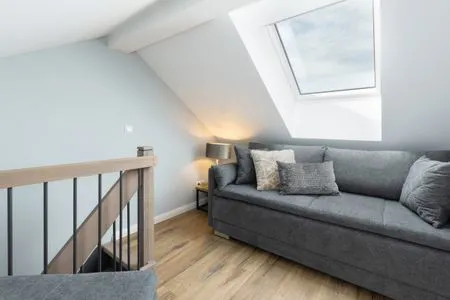 Wohnzimmer Sturmfrei Ferienwohnung "Galerie 2"