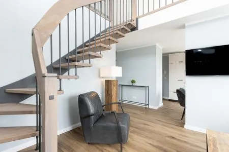 Wohnzimmer Sturmfrei Ferienwohnung "Galerie 3"