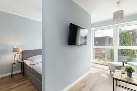 Wohnzimmer Sturmfrei Ferienwohnung "Studio 1"