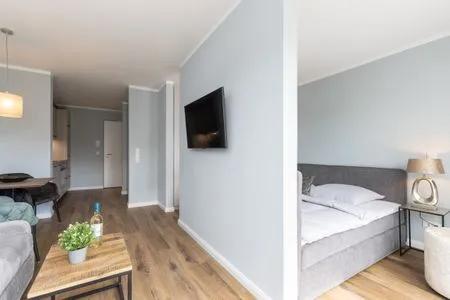 Wohnzimmer Sturmfrei Ferienwohnung "Studio 1"