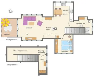 Grundriss Kavelweg 13 Kavelweg 13 Wohnung 5
