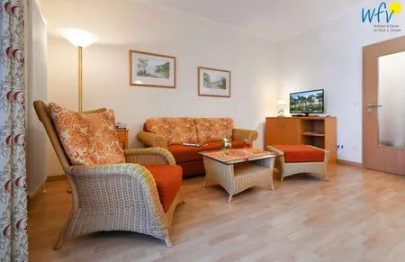 Wohnzimmer Villa Seeadler Ferienwohnung 616