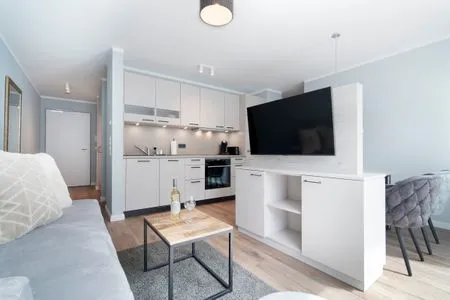 Wohnzimmer Sturmfrei Ferienwohnung "Lounge 1"