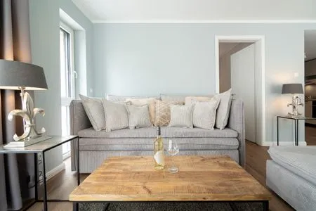 Wohnzimmer Sturmfrei Ferienwohnung "Lounge 2"