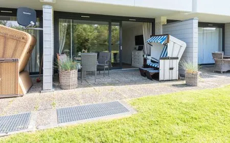 Terrasse Strandlust im Haus Cäcilia