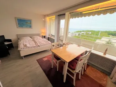 Wohnzimmer Ferienpark Sierksdorf App.775 - Seeblick