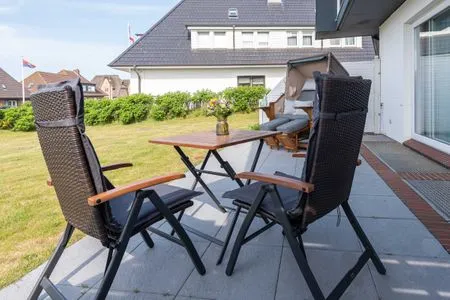 Terrasse Domizil Strandpartie