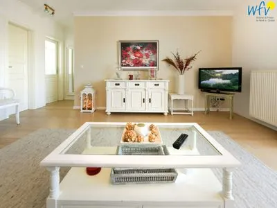 Wohnzimmer Villa Granitz Ferienwohnung 7