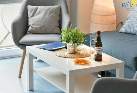 Wohnzimmer Villa Kranich Ferienwohnung 8