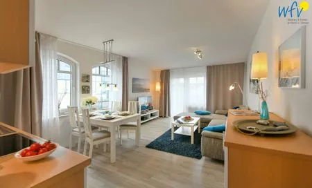 Wohnzimmer Villa Kranich Ferienwohnung 9