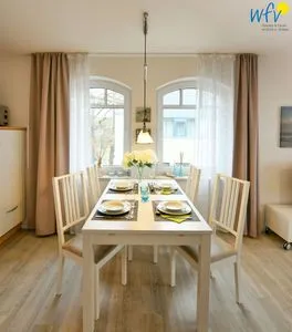 Essbereich Villa Kranich Ferienwohnung 9